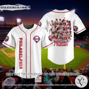 MLB Philadelphia Phillies Players White Baseball Jersey