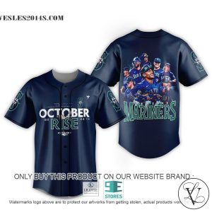 MLB Seattle Mariners October 2022 Rise Baseball Jersey