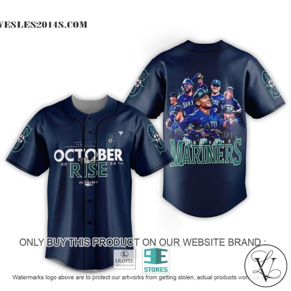 MLB Seattle Mariners October 2022 Rise Baseball Jersey