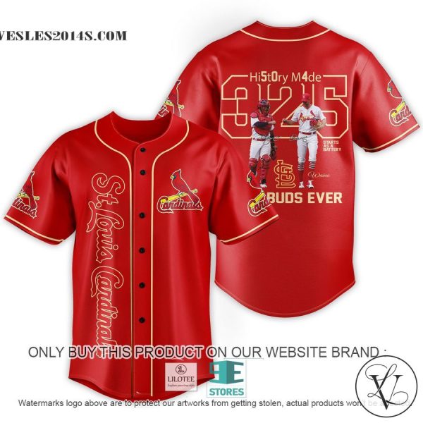 MLB St. Louis Cardinals History Made Buds Ever Baseball Jersey