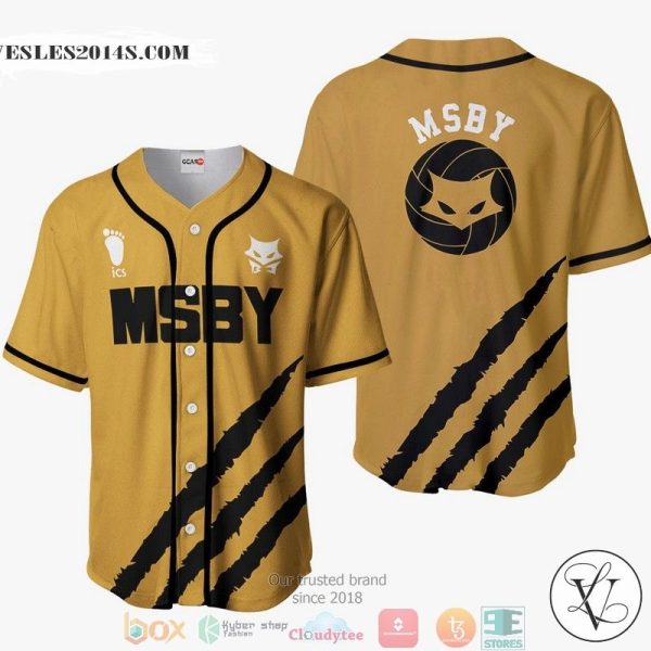 MSBY Haikyuu Baseball Jersey Shirt