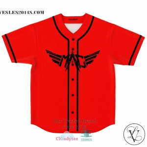 Mac red Baseball Jersey