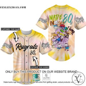 Made the 80s in the Rugrats Personalized Baseball Jersey