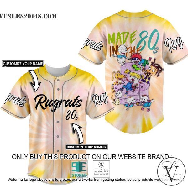 Made the 80s in the Rugrats Personalized Baseball Jersey