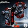 Madness Grim Reaper Rose Snake Skull Custom Baseball Jersey