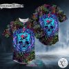 Magic Mushroom Mother Nature Skull Baseball Jersey