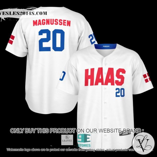 Magnussen Haas 20 Baseball Jersey