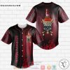 Maker’s Mark Flame Skull Baseball Jersey