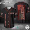 Maker’s Mark United States Flag black orange Baseball Jersey