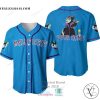 Maleficent Custom Name Blue Baseball Jersey Shirt