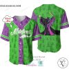 Maleficent Custom Name Purple Green Baseball Jersey Shirt
