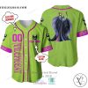 Maleficent Personalized Green Baseball Jersey Shirt
