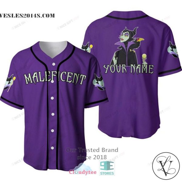 Maleficent Walt Disney Baseball Jersey Shirt