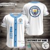 Manchester City Custom Name Baseball Jersey Shirt