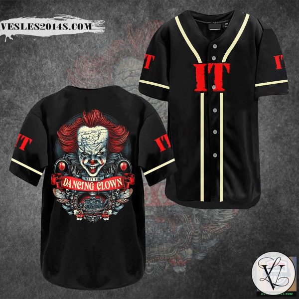 Meet Dancing Clown IT Baseball Jersey