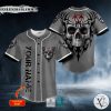 Melting Eyes Biohazard Tribal Skull Custom Baseball Jersey