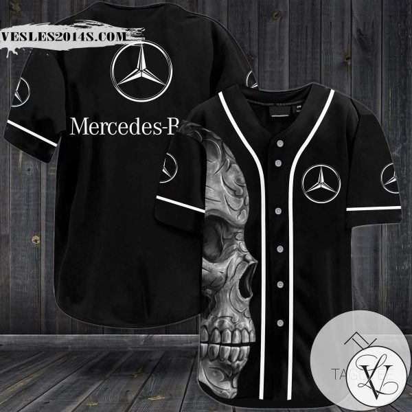 Mercedes Benz Logo Baseball Jersey Shirt