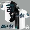 Miami Marlins Bad Bunny 22 Baseball Jersey