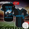 Miami Marlins Baseball Jersey MLB Custom Name And Number
