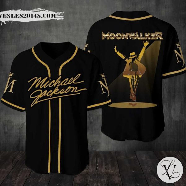 Michael Jackson Mooonwalker Baseball Jersey Shirt
