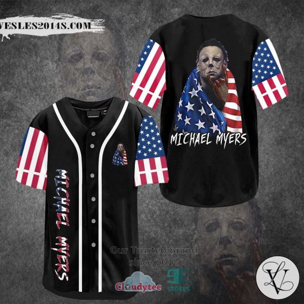 Michael Myers United States Flag Baseball Jersey