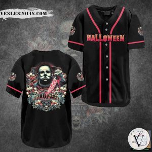Michal Myers Welcome To Halloween Baseball Jersey