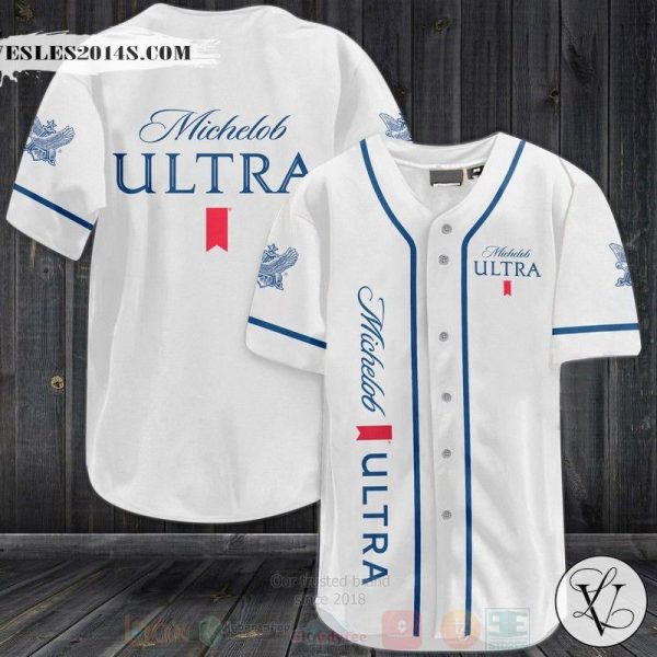 Michelob ULTRA Baseball Jersey Shirt zii