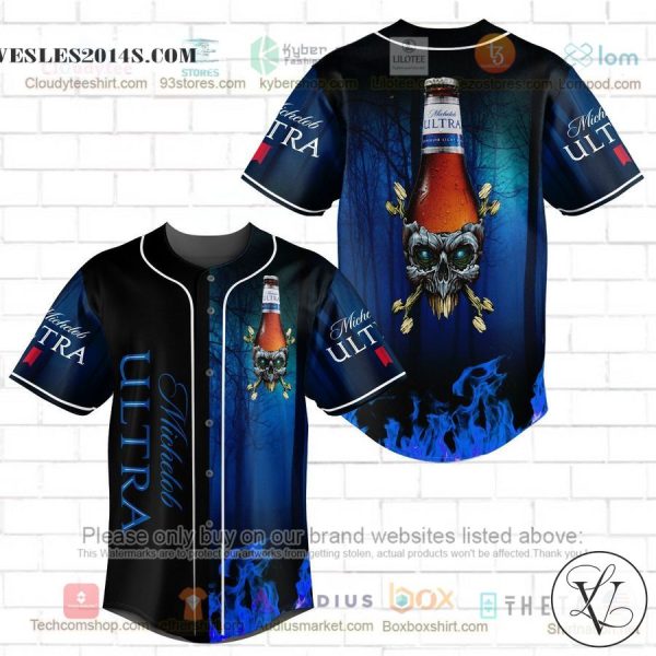 Michelob ULTRA skull head Baseball Jersey