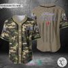 Michelob Ultra United States Flag green camo Baseball Jersey