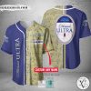 Michelob Ultra Your Name Blue Baseball Jersey