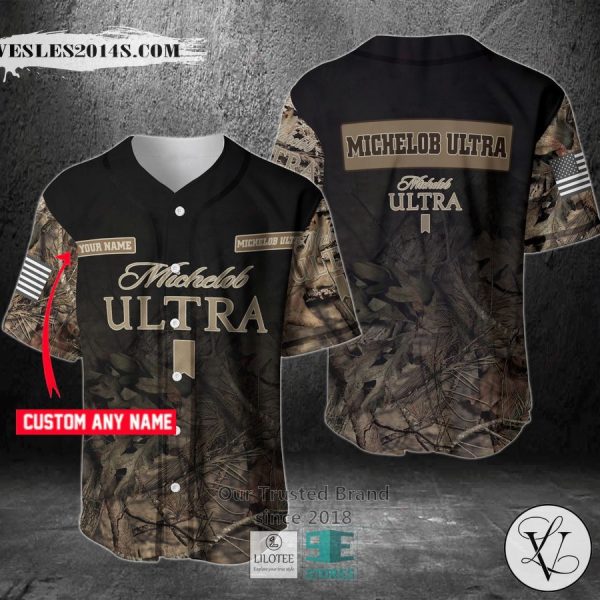 Michelob Ultra Your Name Hunting Baseball Jersey