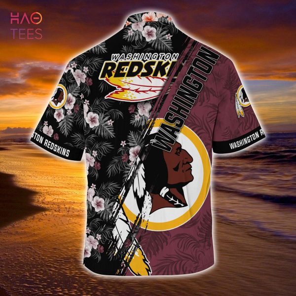 Mickey And Floral Washington Redskins NFL Summer Hawaiian Shirt