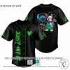 Mickey Mouse and Stitch Just Hit It Weed Baseball Jersey