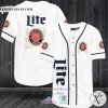 Miller Lite Baseball Jersey Shirt