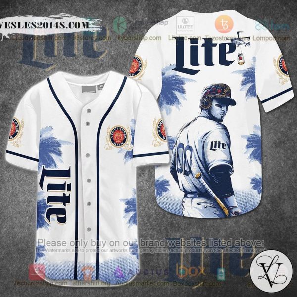 Miller Lite Pitcher Baseball Jersey