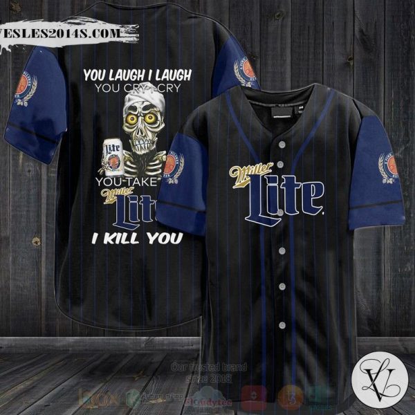 Miller Tile You Laugh I Laugh You Cry I Cry Baseball Jersey Shirt