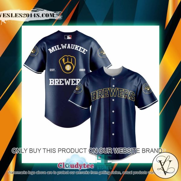 Milwaukee Brewers Baseball Jersey