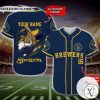 Milwaukee Brewers Baseball Jersey MLB Custom Name And Number