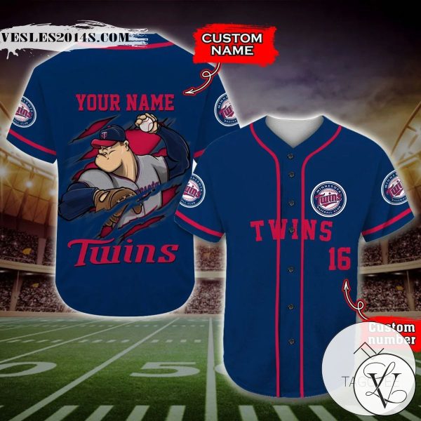 Minnesota Twins Baseball Jersey MLB Custom Name And Number