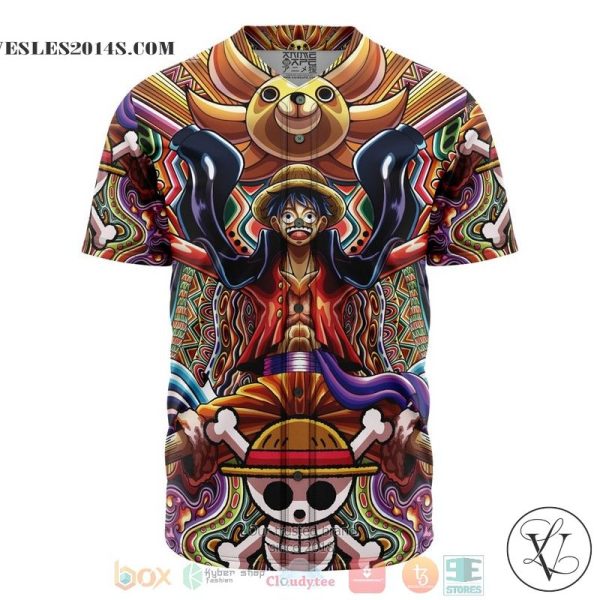 Monkey D Luffy One Piece Baseball Jersey JbF