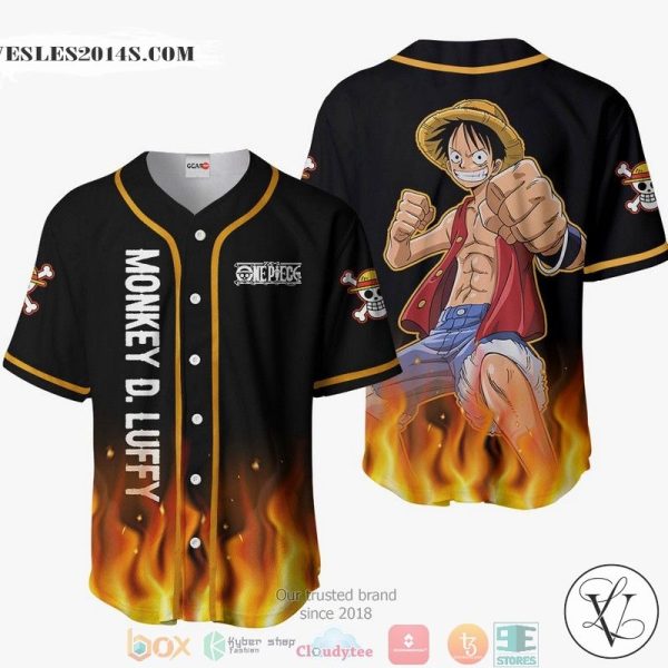 Monkey D Luffy One Piece Baseball Jersey Shirt