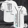 Monster Energy logo white Baseball Jersey