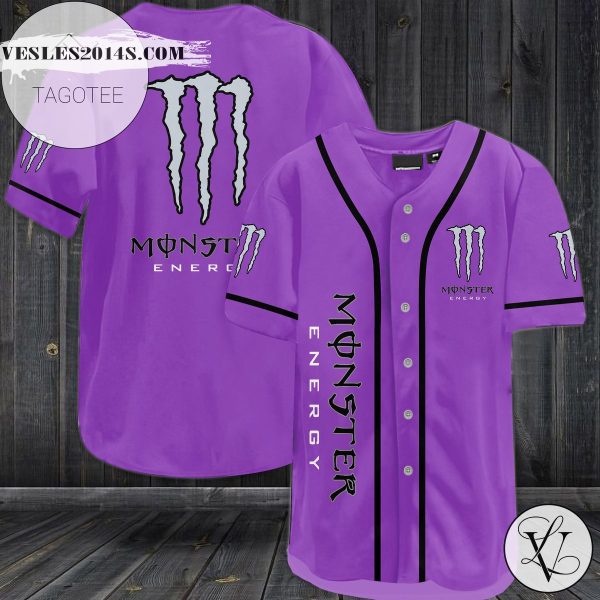 Monter Energy Baseball Jersey – Purple