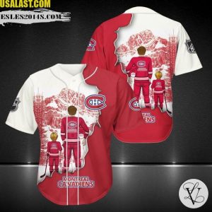 Montreal Canadiens Father And Son Team Baseball Jersey Shirt
