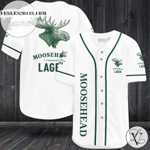 Moosehead Lager Baseball Jersey – White