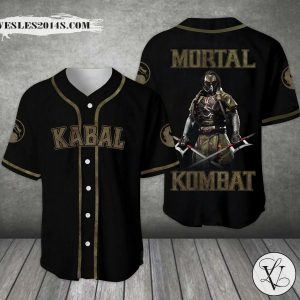 Mortal Kombat Kabal Baseball Jersey