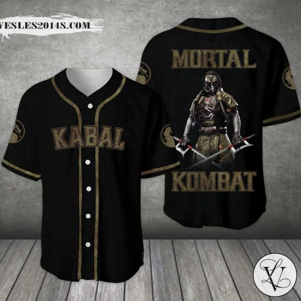 Mortal Kombat Kabal Baseball Jersey