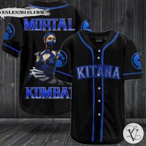Mortal Kombat Kitana Baseball Jersey