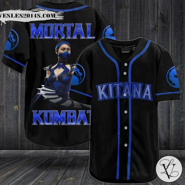 Mortal Kombat Kitana Baseball Jersey