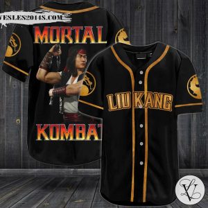 Mortal Kombat Liu Kang Baseball Jersey